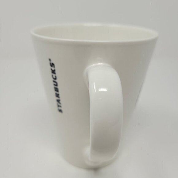 Starbucks 2016 White Coffee Mug with Iconic Green Mermaid Siren Logo - Picture 4 of 6
